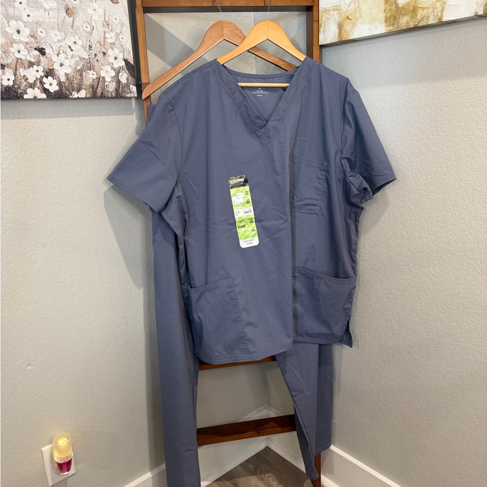 Scrubstar Gray Scrub Set 2XL